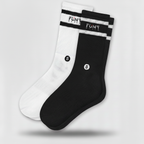 Premium Sports Socks – Twin Pack Black &amp; White