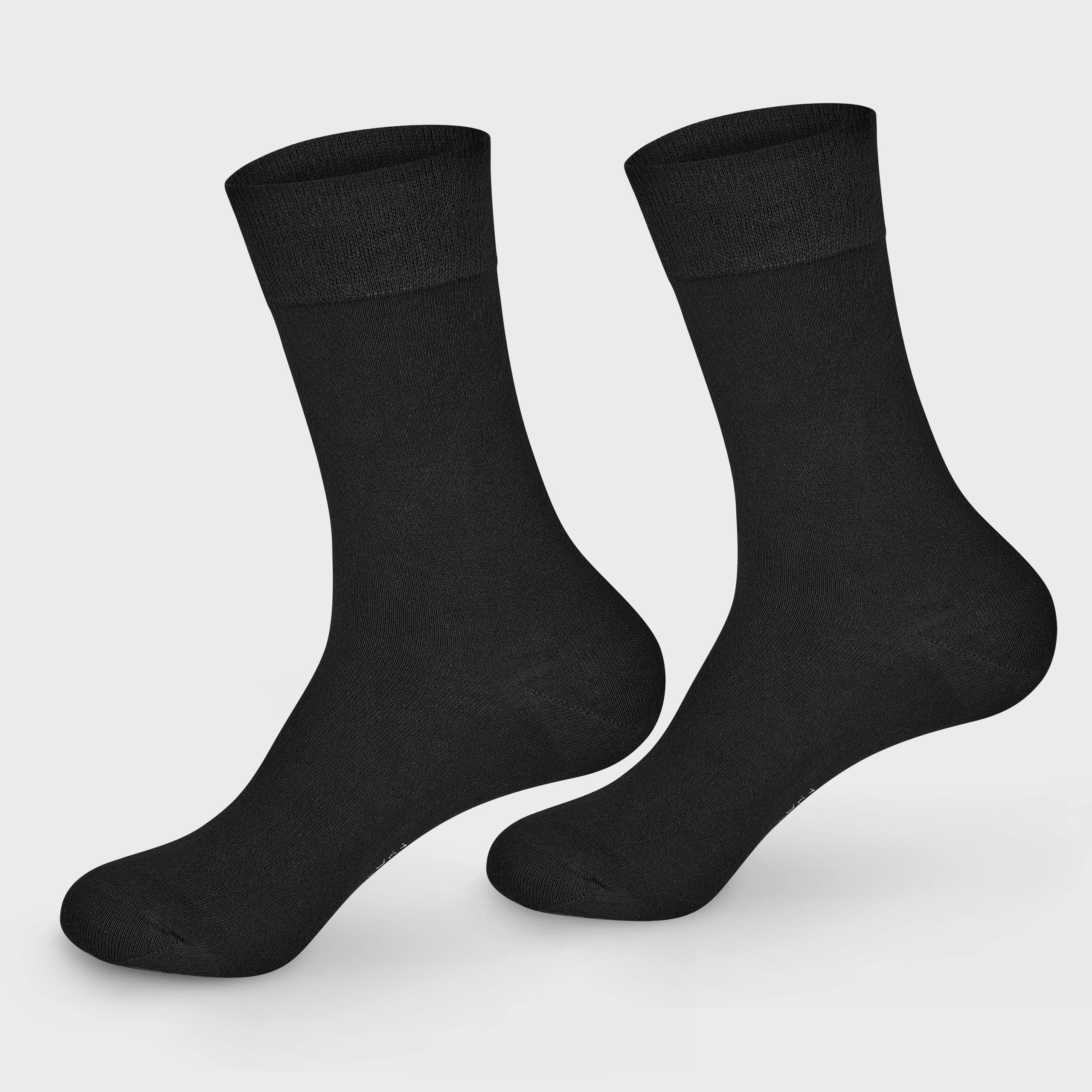 Premium Bamboo Business Socks – 3 Pack Black