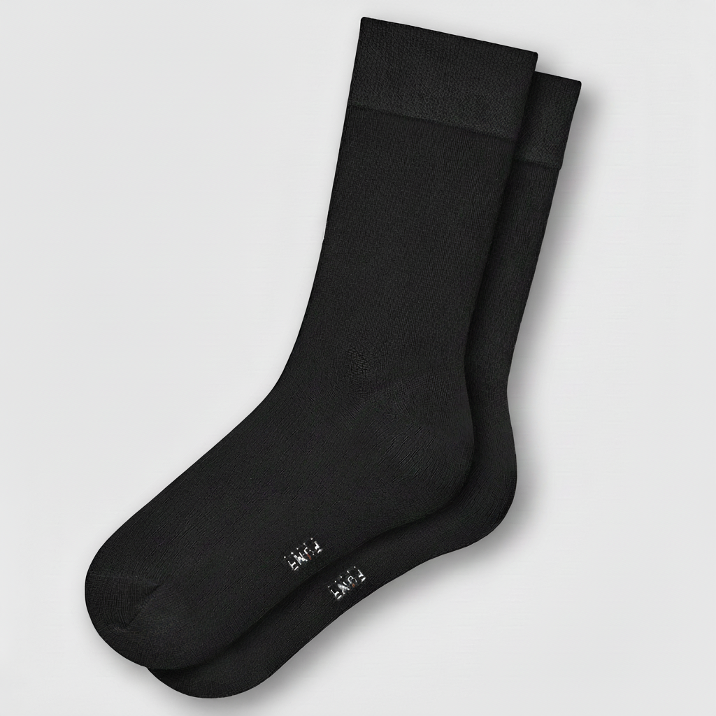 Premium Bamboo Business Socks – 3 Pack Black