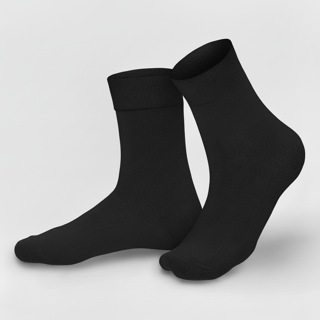 Premium Bamboo Business Socks – 3 Pack Black