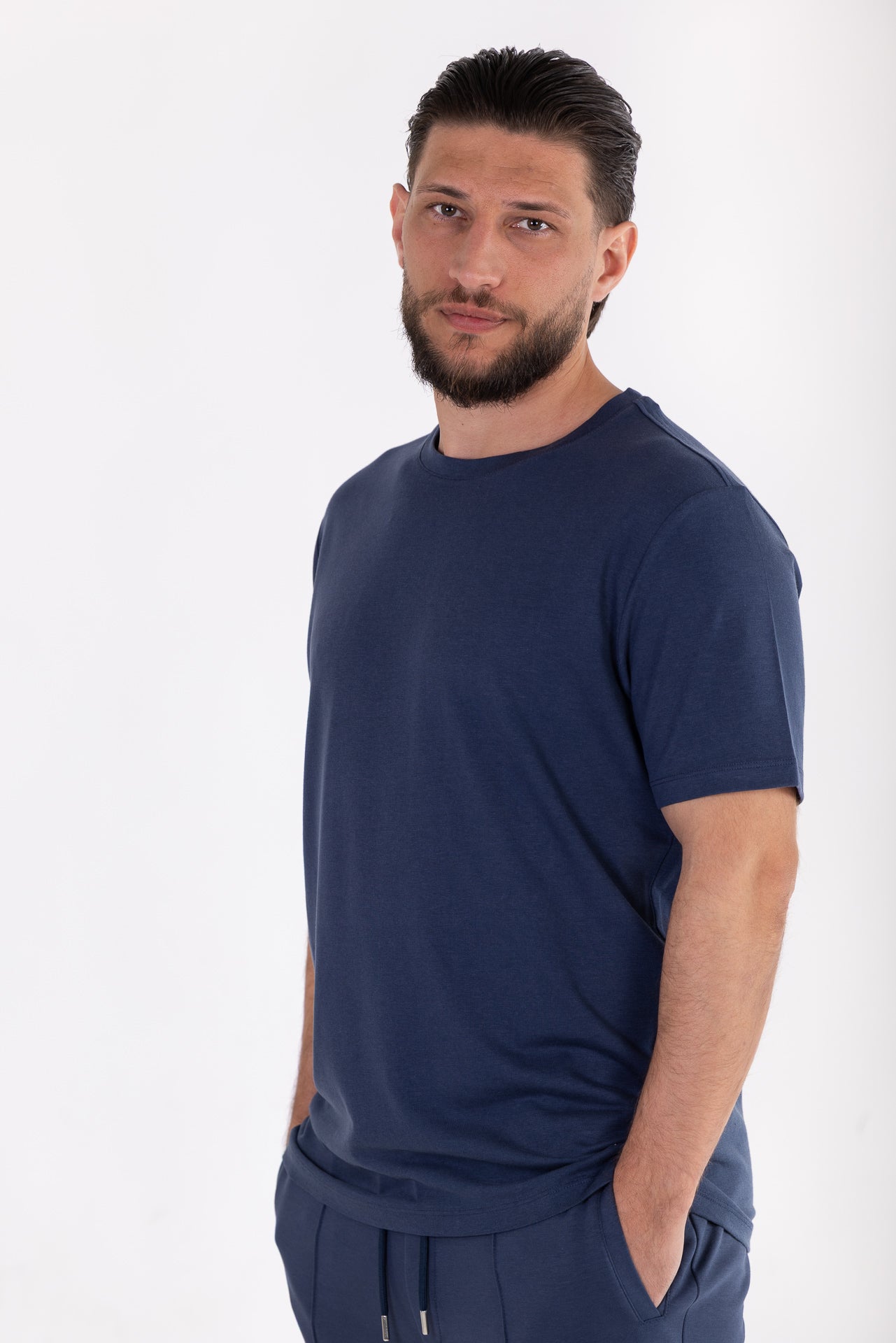Premium Core Tee - Dunkelblau